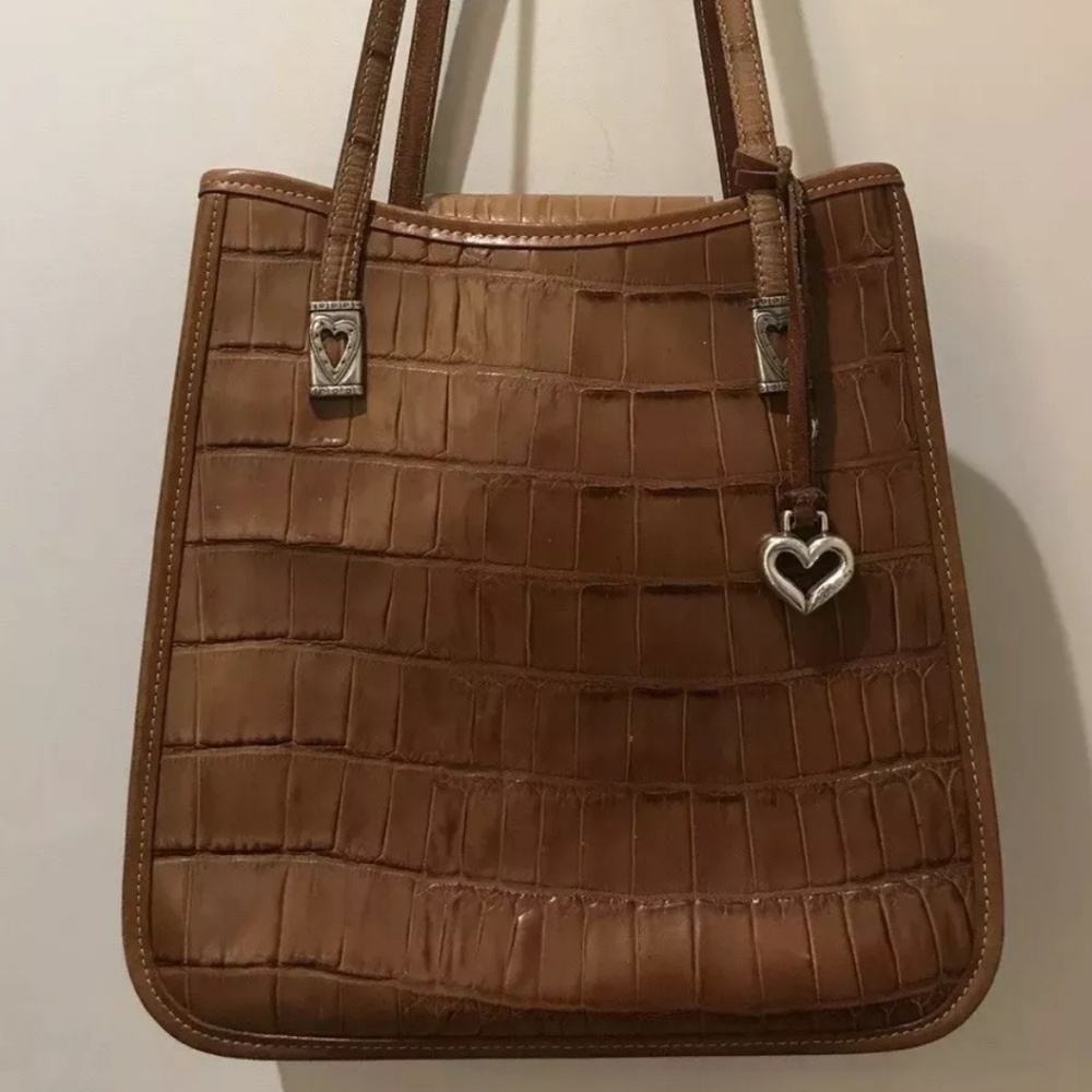 Brighton Vintage Tan Leather Handbag